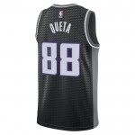 Maillot NBA Sacramento Kings Neemias Queta 88 Jordan 2022-23 Statement Edition Noir Swingman - Homme